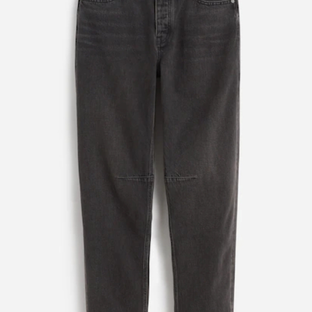 NWT Madewell "The Darted Barrel-Leg Jean" in Olenda Wash (Rinsed black)